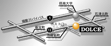 ドルチェの詳細地図